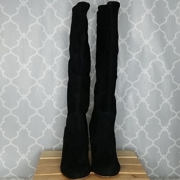 Coach suede heeled boots - Picture 2 of 6